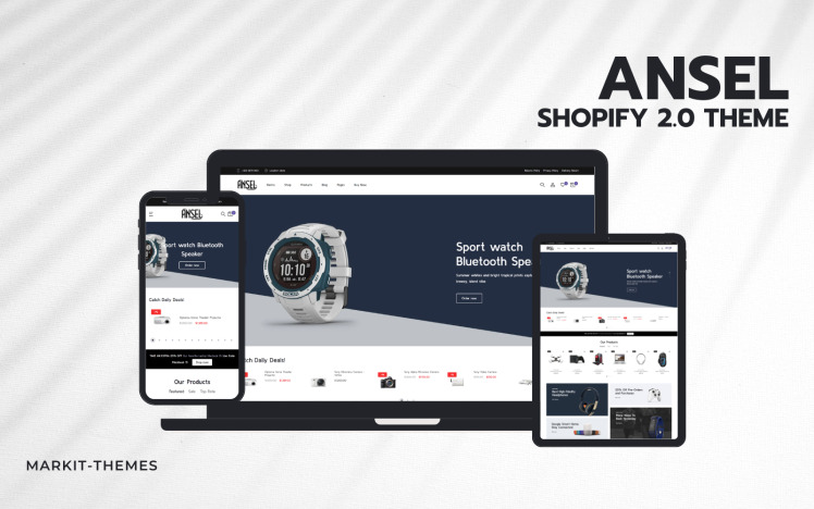 Ansel Premium Electronics Shopify Theme #410862