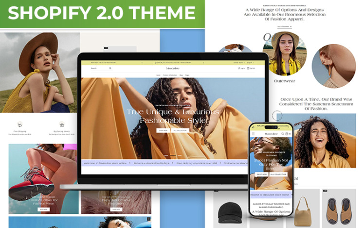 Masculine Fashion Store Multipurpose Shopify Responsive Theme #411498