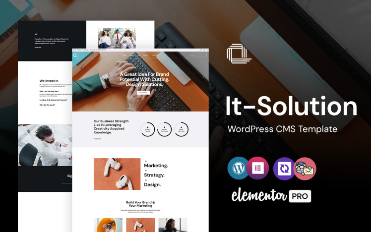 Itsoft - Free IT Services And Solutions WordPress Elementor Theme #415568
