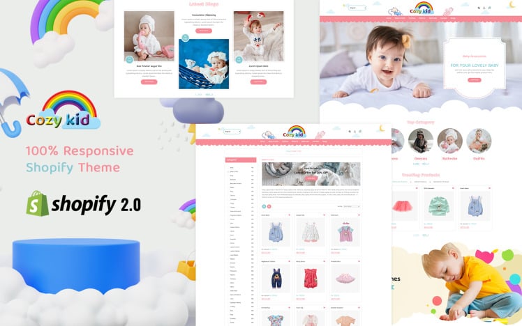 Cozykid Responsive Shopify Theme #420805
