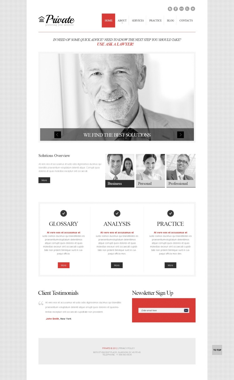 Cherry Law Firm WordPress Themes