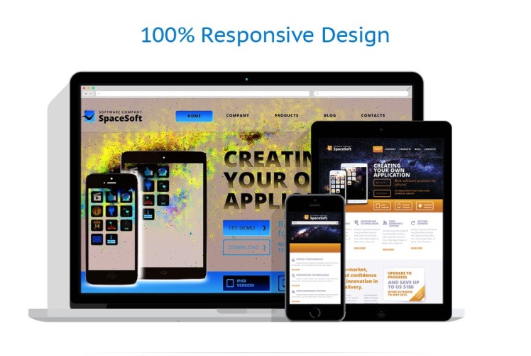 Software Company WordPress Theme #44548