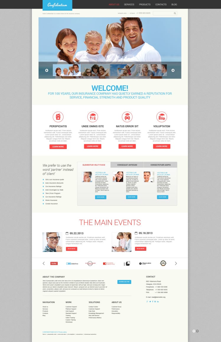Effective Insurance WordPress Theme