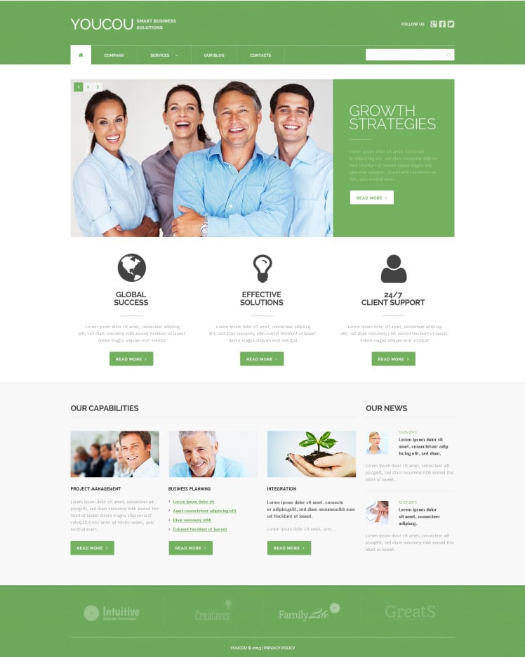 Solutions for Business WordPress Theme