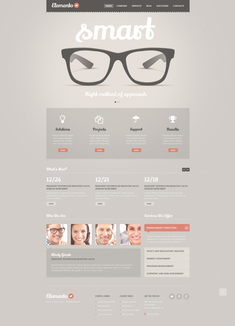 Consulting Bureau WordPress Theme