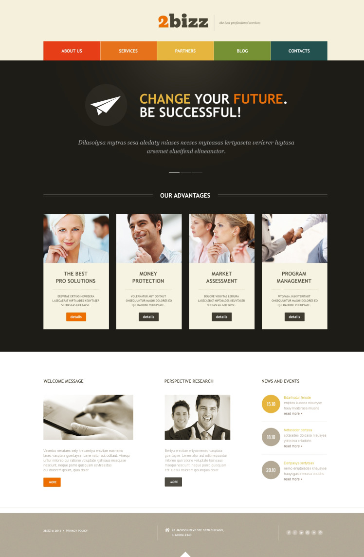 Theme for Marketing Agency WordPress Theme