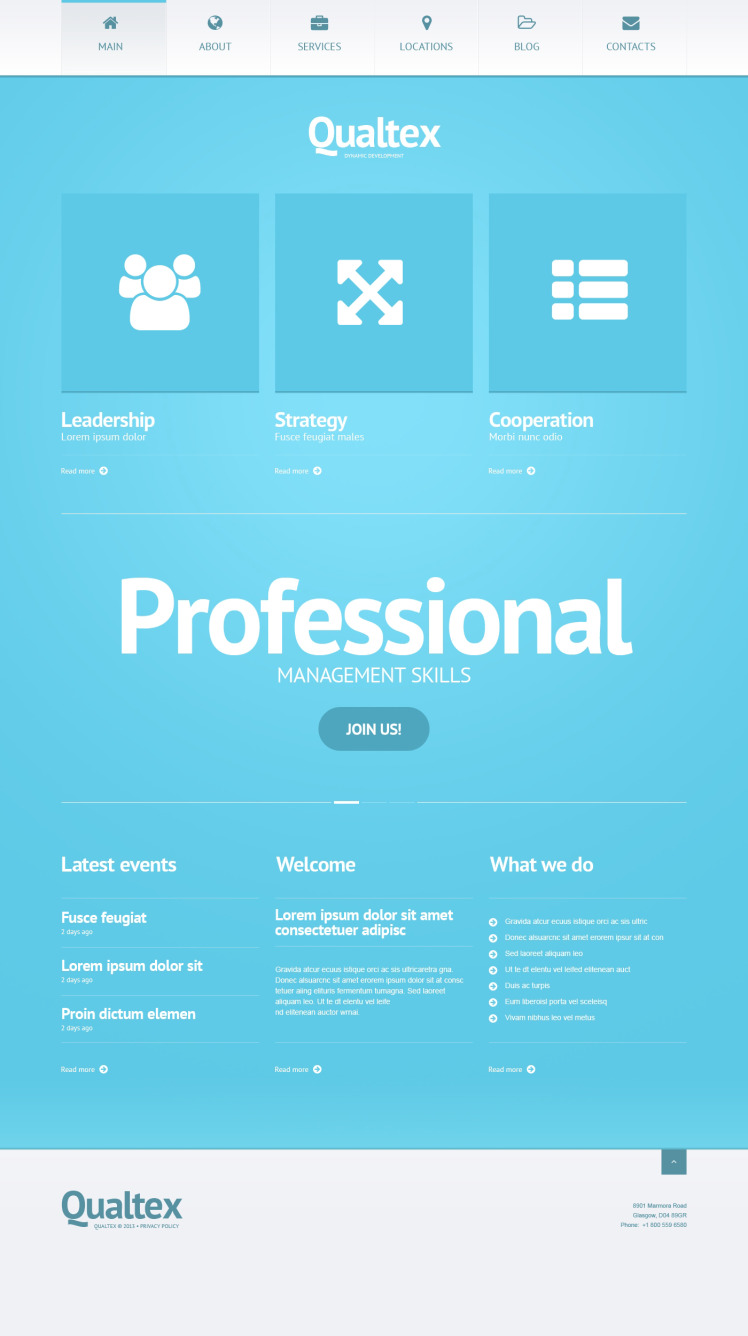 Qualtex WordPress Theme