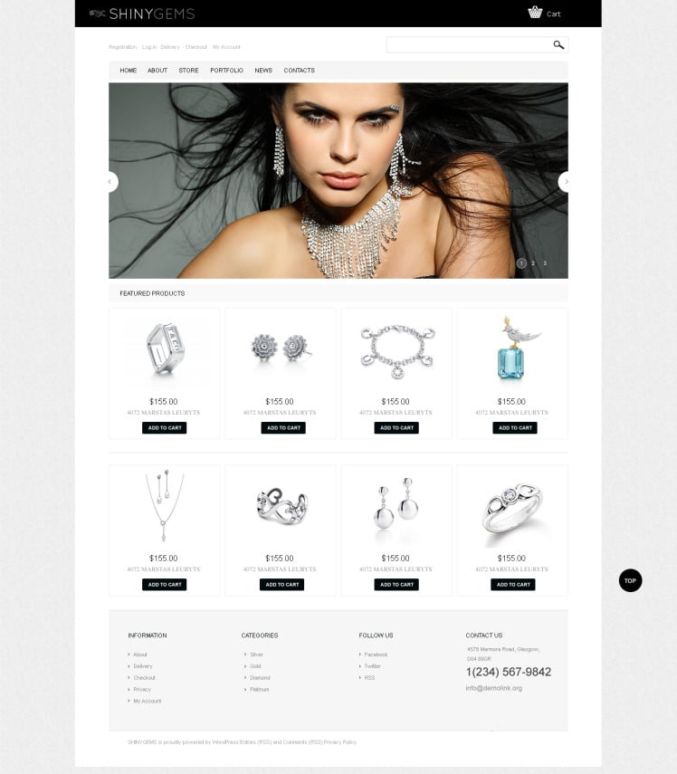 Sparkling Jewels WooCommerce Themes