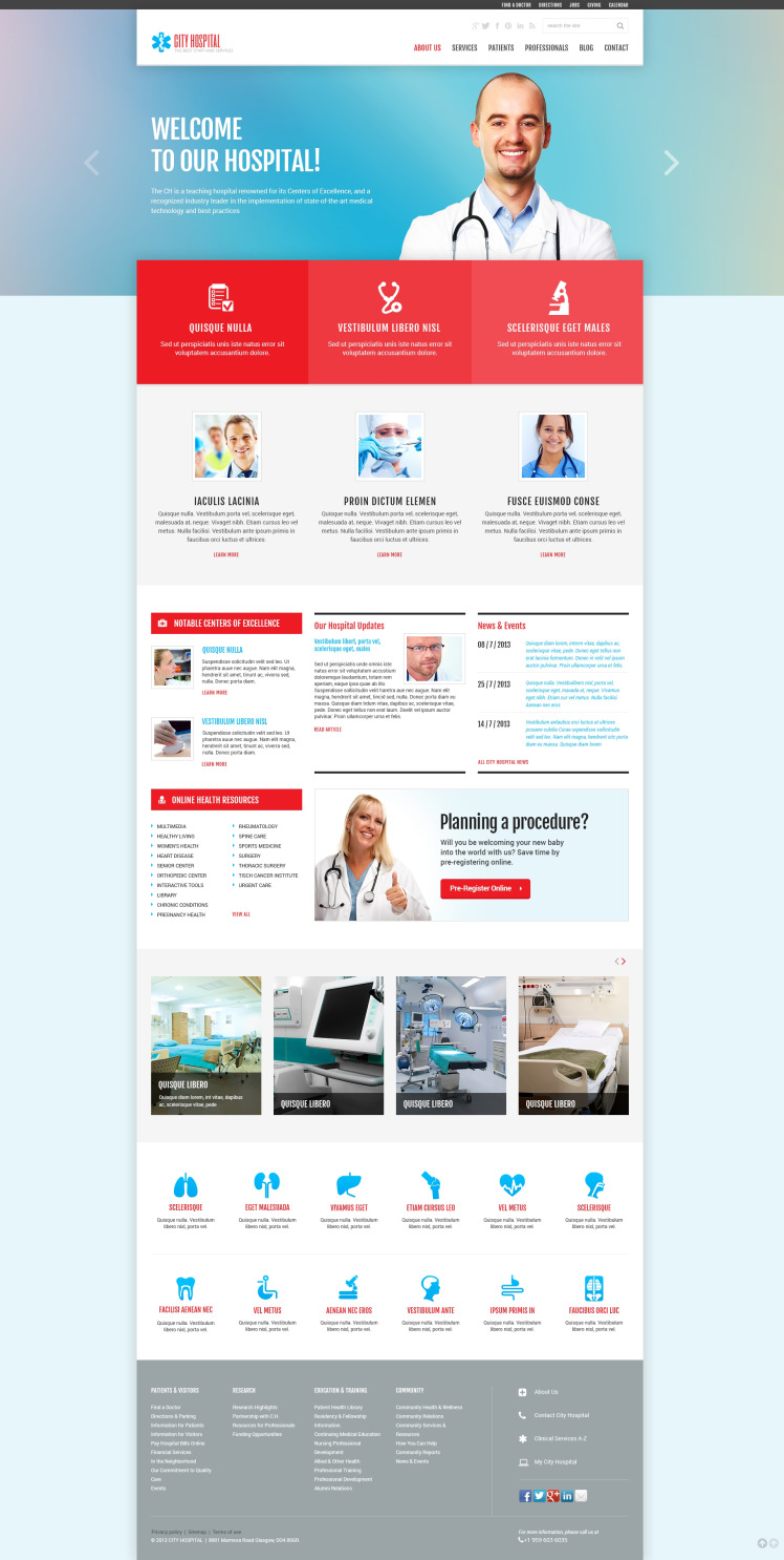 Doctor Responsive WordPress Theme #47536