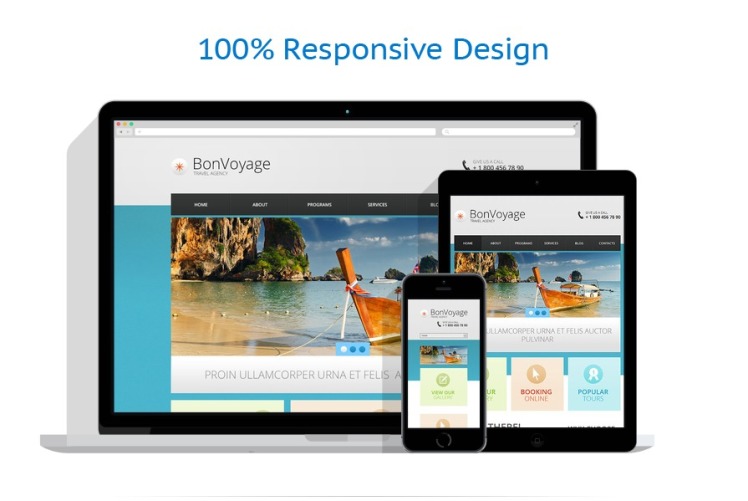 Travel Agency Responsive Drupal Template #47505