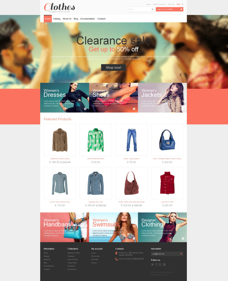 Responsive Apparel Shopify Theme #47918