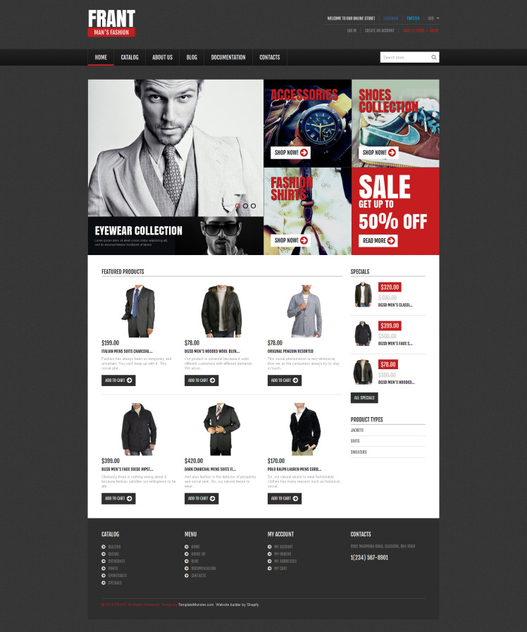 Apparel Responsive Shopify Theme #48049