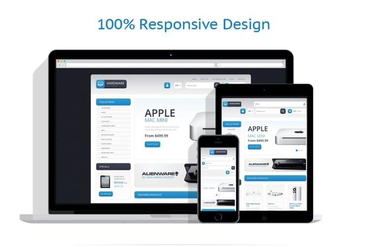 Computer Store Responsive Shopify Theme #48026