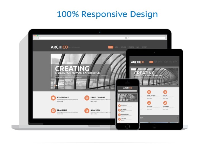 Construction Company Responsive WordPress Theme #48188
