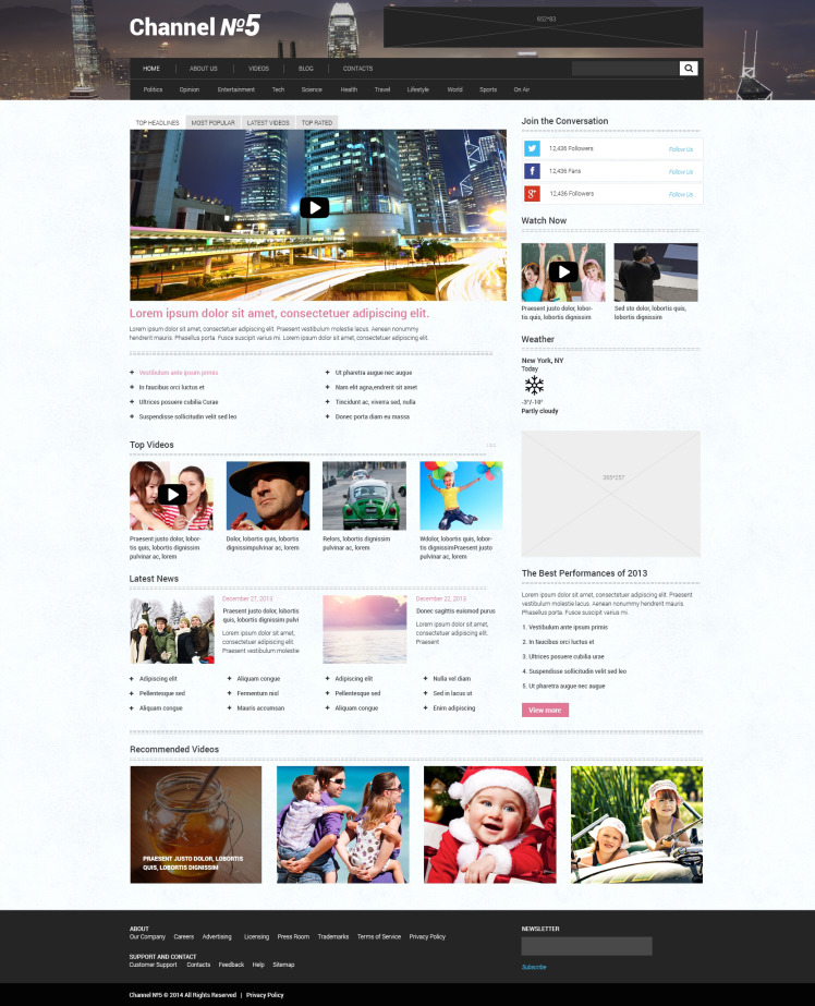 Music Responsive WordPress Theme