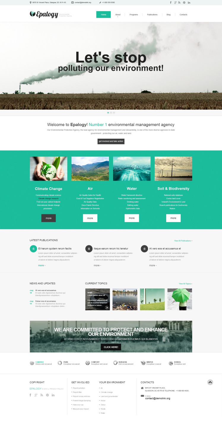 Alternative Power Responsive WordPress Theme