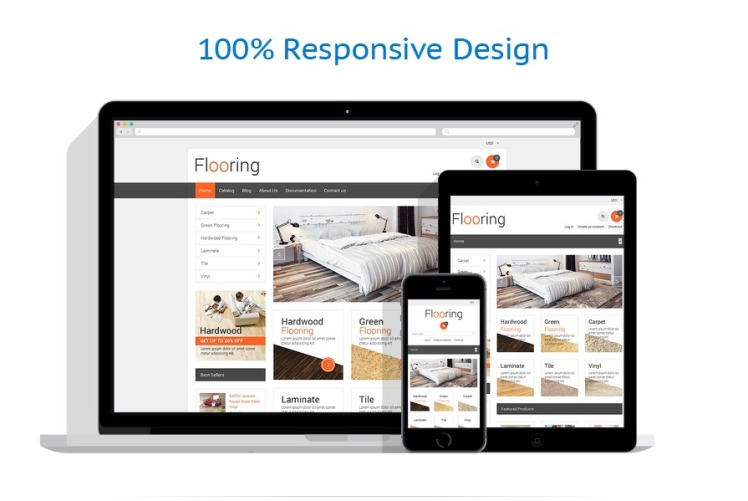 Flooring Responsive Shopify Theme #48702