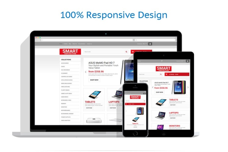 Computer Store Responsive Shopify Theme #48982