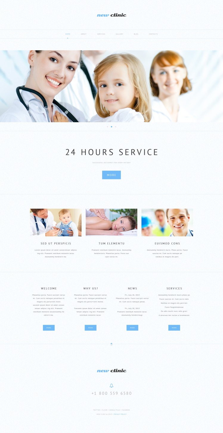 Medical Responsive WordPress Theme #48978
