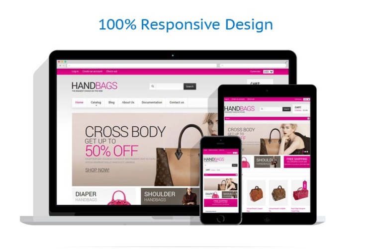 Handbag Store Responsive Shopify Theme #49056