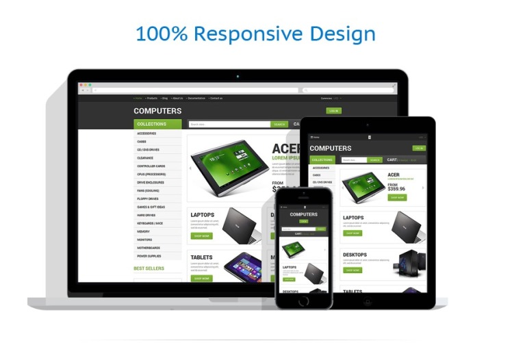 Computer Store and Repair Shopify Theme #49166