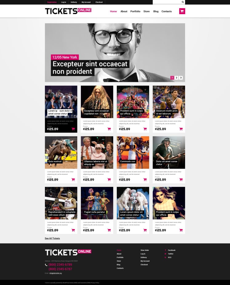 Online Tickets WooCommerce Themes
