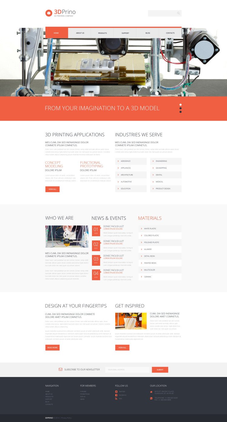 Print Shop Responsive WordPress Theme