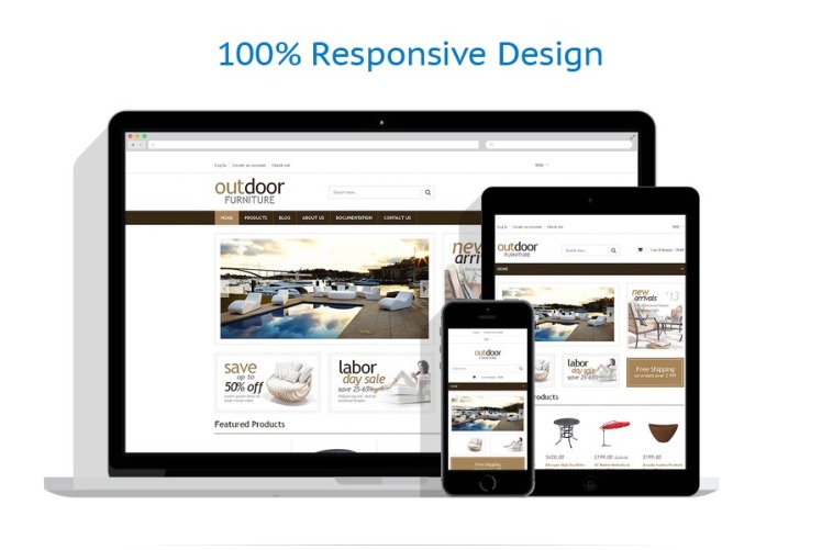 Furniture Responsive Shopify Theme #49304