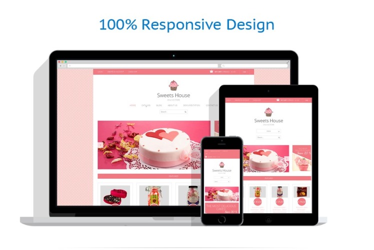 Sweet Shop Responsive Shopify Theme #49363