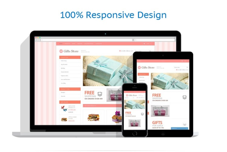 Gifts Store Responsive Shopify Theme #49590