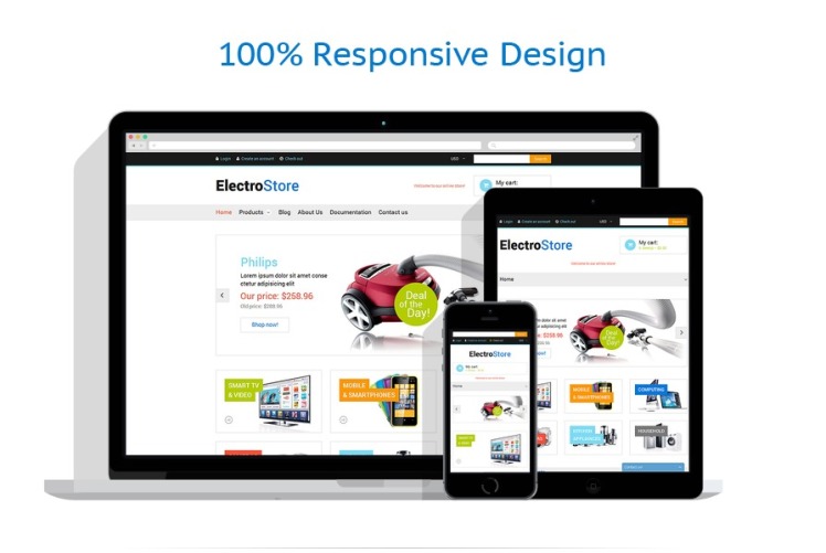 Electronics Store Responsive Shopify Theme #49651