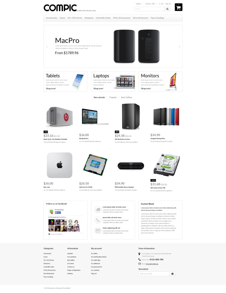 HighEnd Hardware PrestaShop Themes
