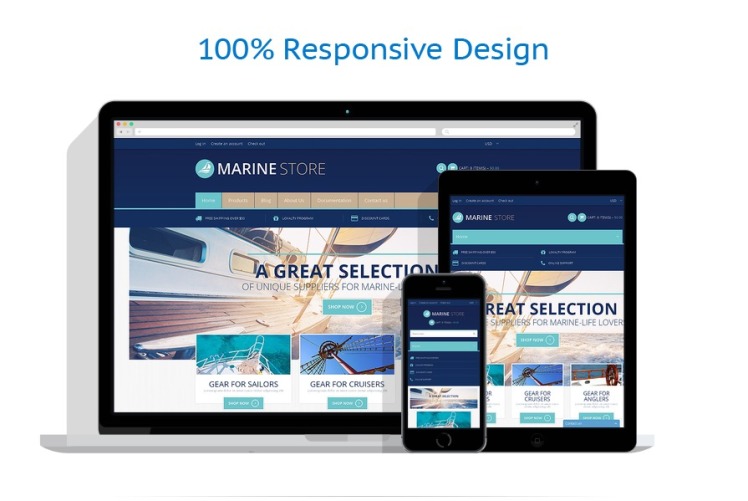 Yachting Responsive Shopify Theme #49650