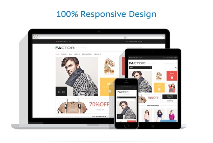 Fashion Store Responsive Shopify Theme #50626
