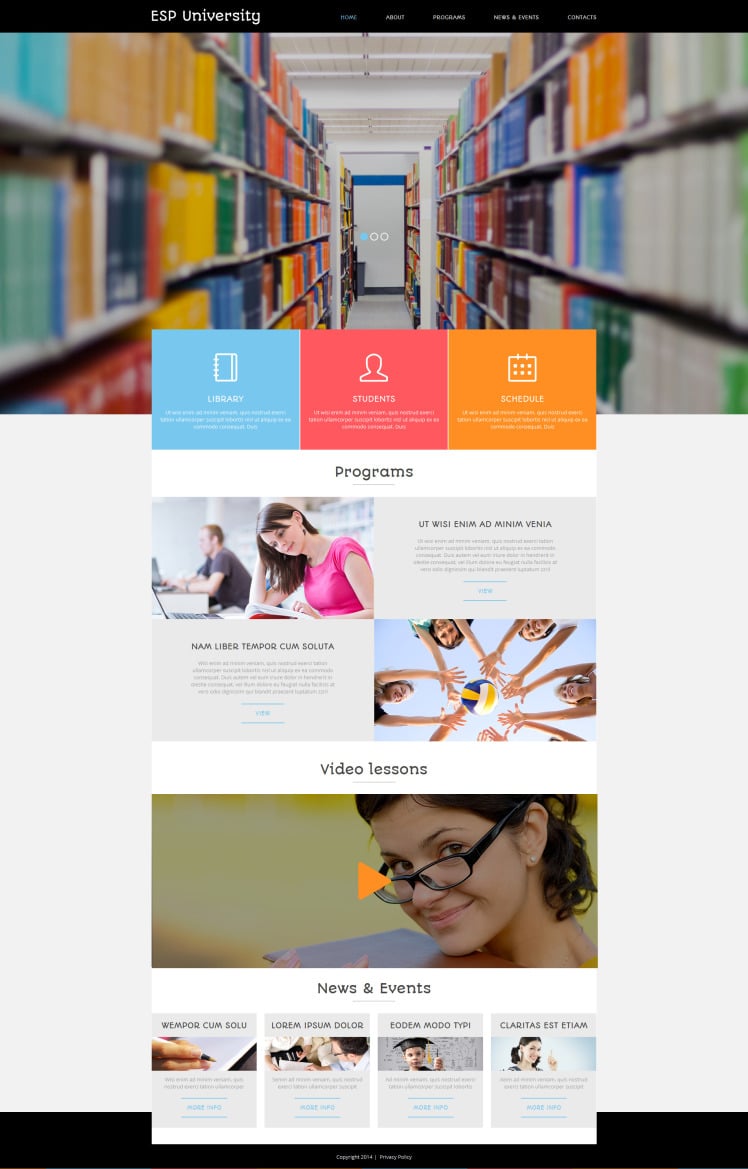 Education Centre Joomla Templates