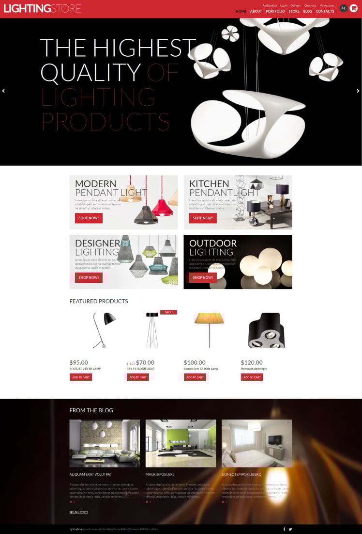 Lighting Store WooCommerce Themes