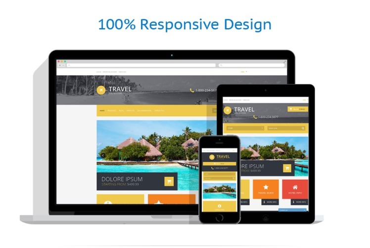 Travel Destinations Shopify Theme #50767