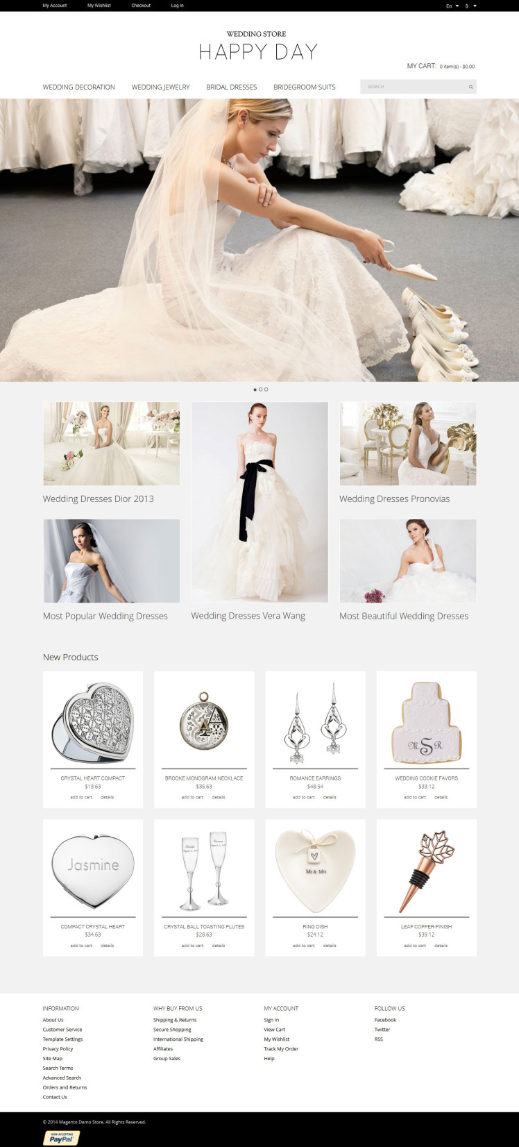 Wedding Store Magento Themes