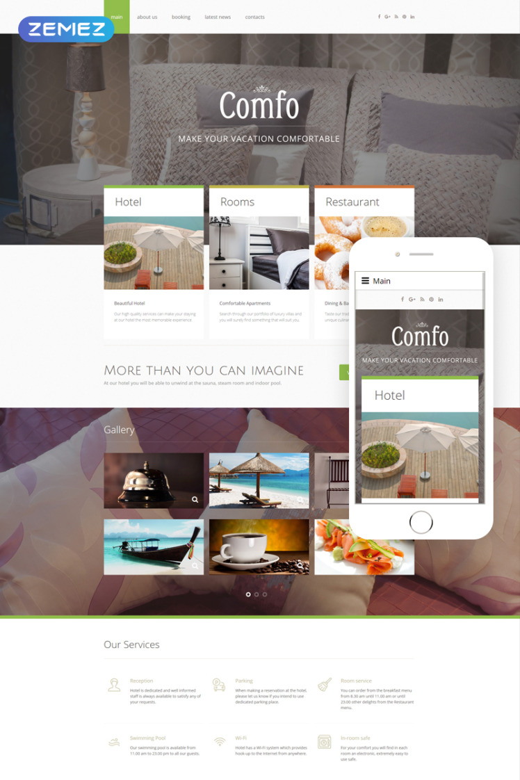 Cozy Vacation Joomla Templates