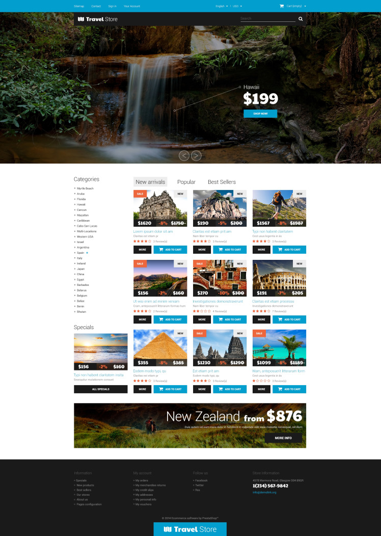 Thrilling Adventures PrestaShop Themes