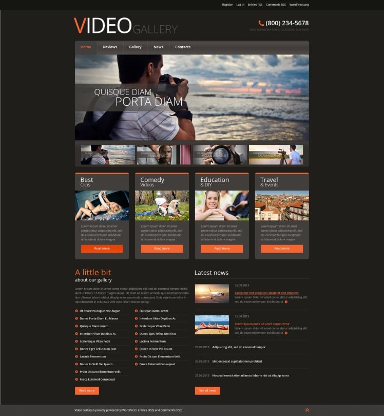 Music Responsive WordPress Theme