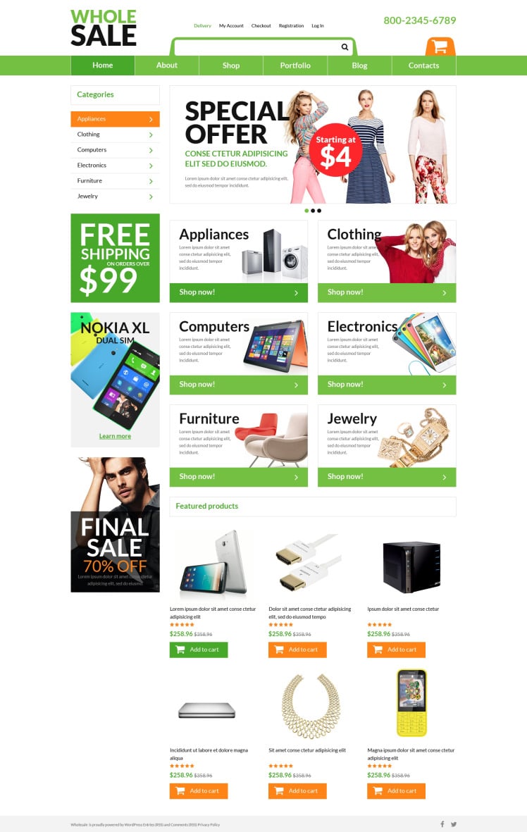 Online Wholesaling Business WooCommerce Themes