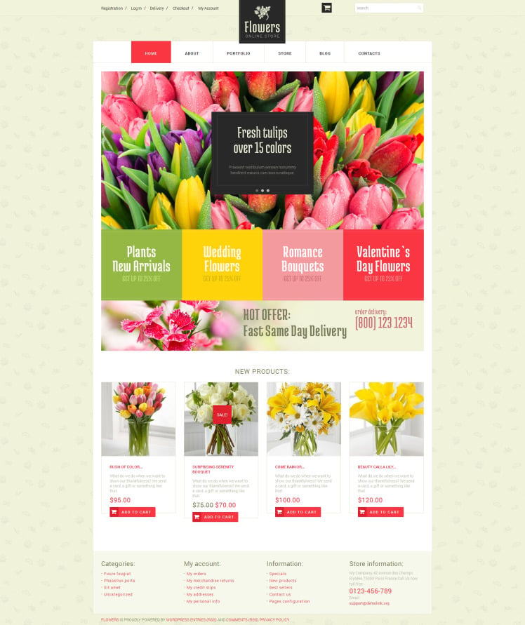 Floristic Store WooCommerce Theme