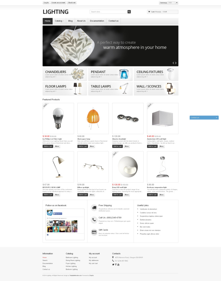Lighting Shopify Theme #51198