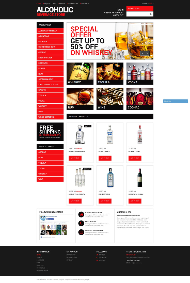 Your Beverage Store Shopify Theme #51100
