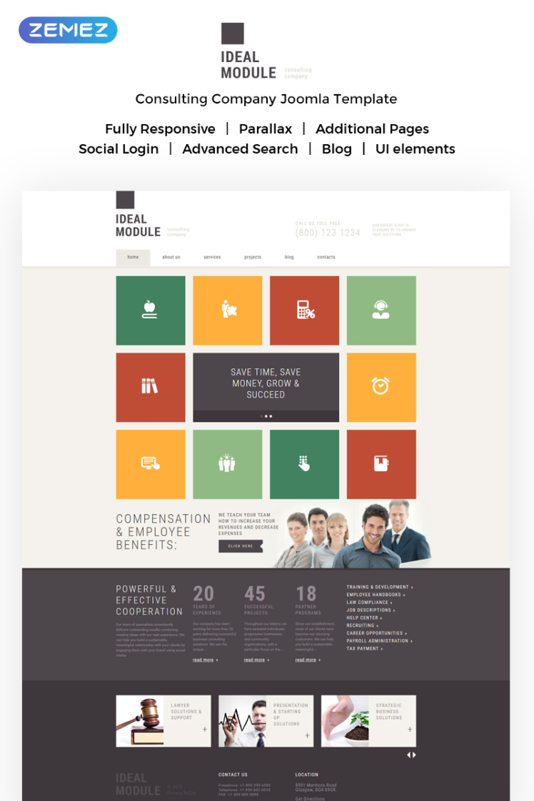 Consulting Agencies Joomla Templates