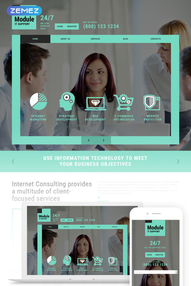 IT Company Joomla Templates