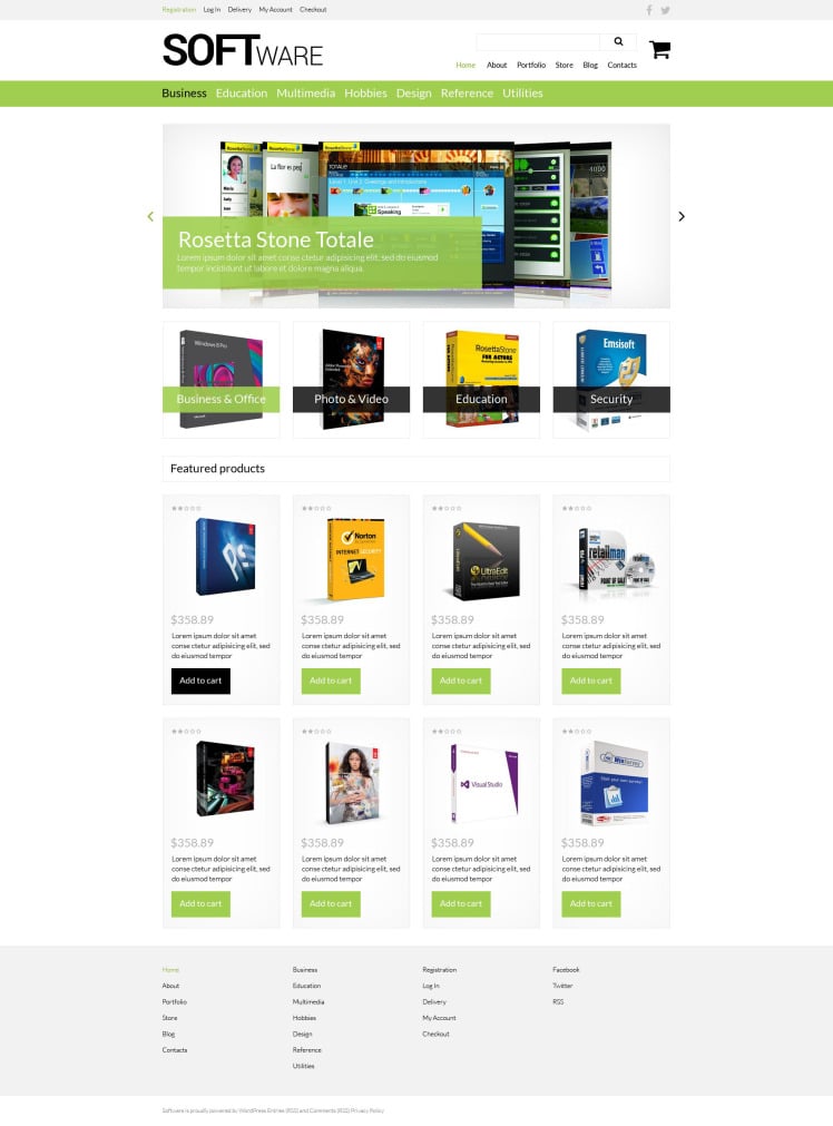 Software Store WooCommerce Themes