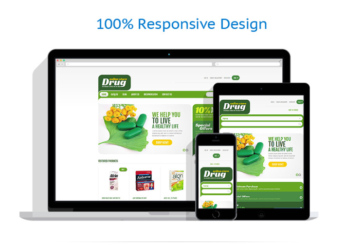 Drug Store Health Care Shopify Theme #51787