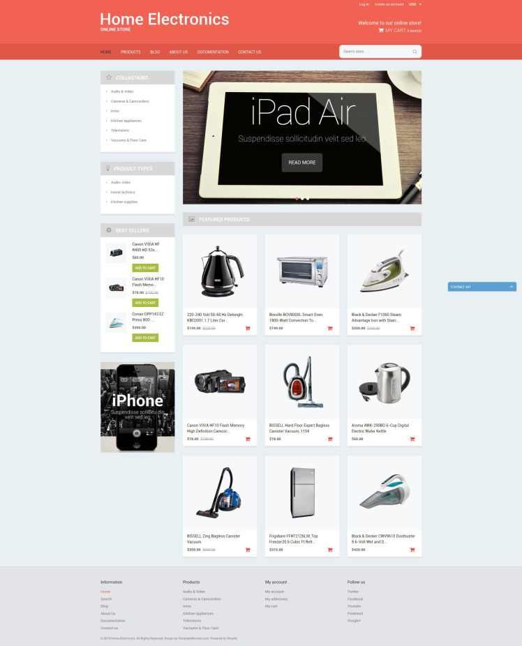 Home Office Tech Gear Shopify Theme #51786